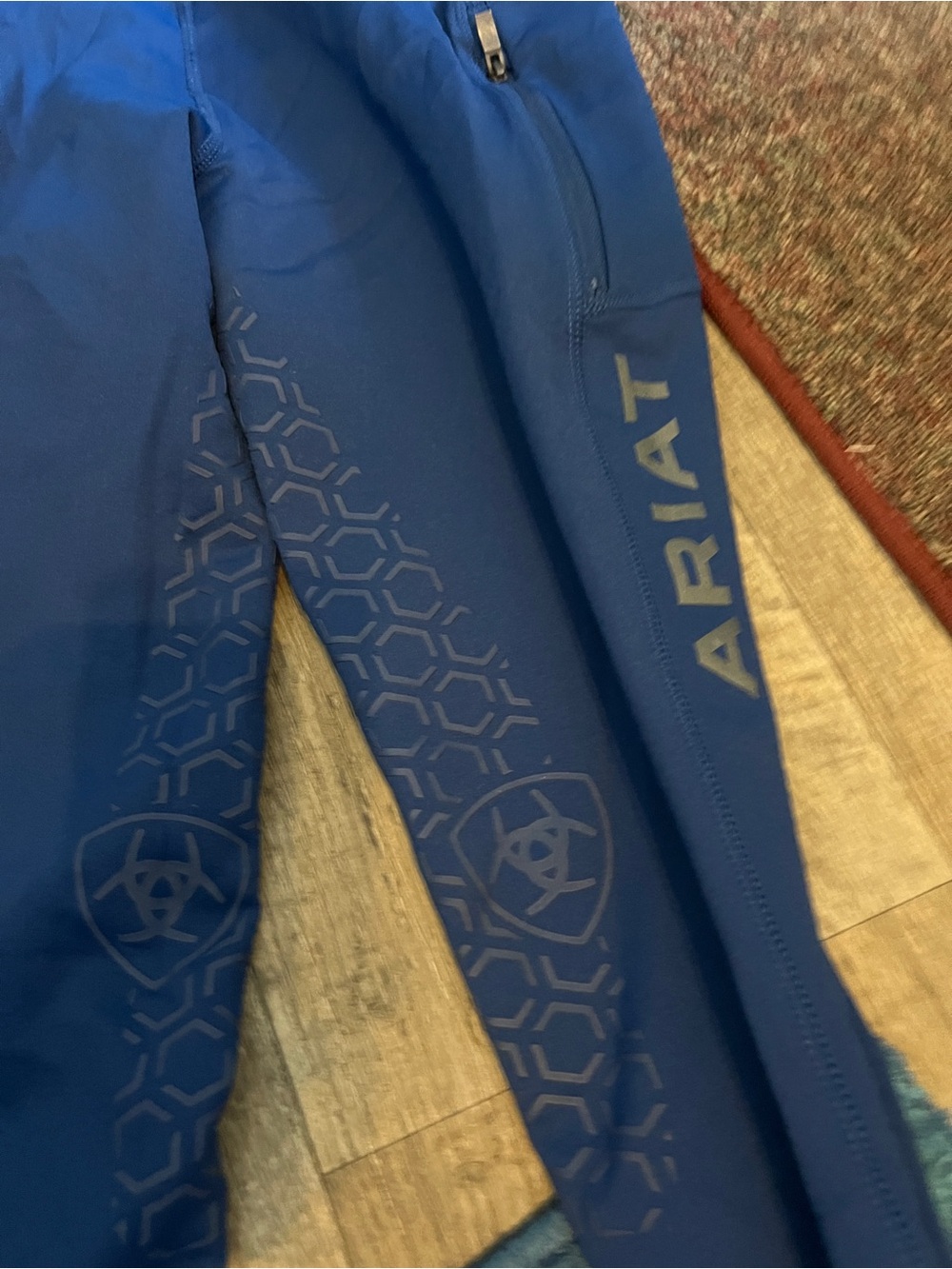 Ariat Performance Riding Tights - Deep Blue - Picture 5 of 8